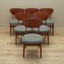 6x Dining chair teak 1970s 1