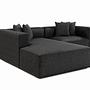 Mora Corner Sofa Left Anthracite 2