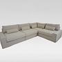 Trent 1-Sitzer & Eckmodul Baumwolle-Leinenstoff Creme 0