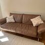 Denver Sofa 2-Sitzer Leder Braun 0