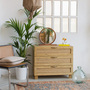 Kerlin Kommode 3 Schubladen Holz Sand 0