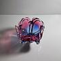 Vintage Vase Glas Cranberryrot 2