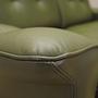 Sofa Leder Grün 1970er Jahre 7