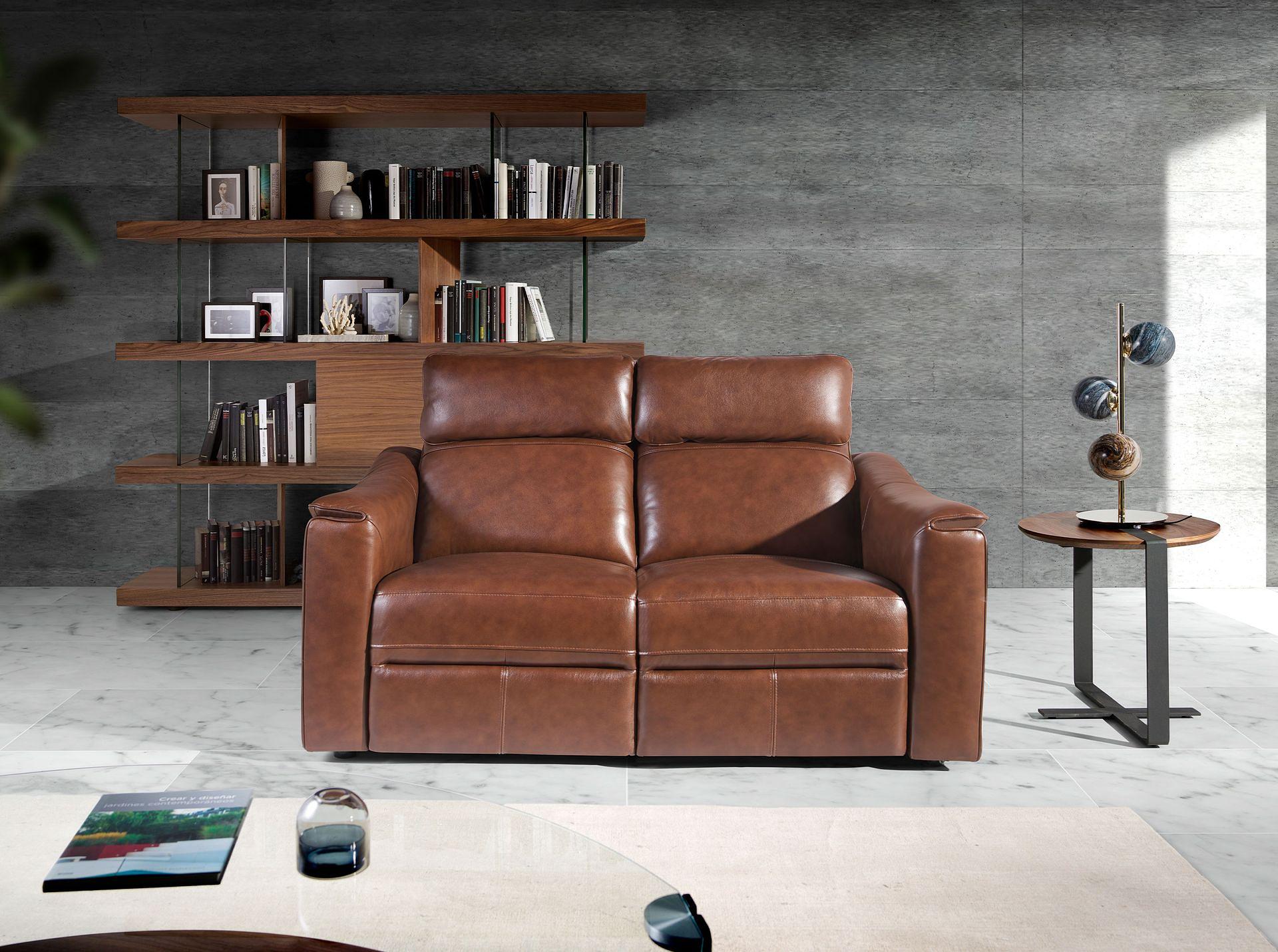 Tavolino rotondo noce acciaio 5