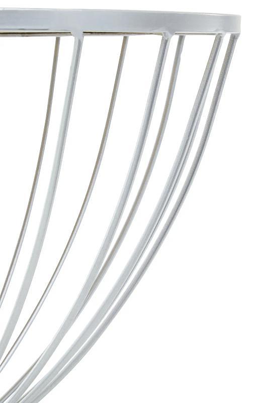 Jolie Sanduhr Verspiegeltes Top Silberrahmen Beistelltisch
 1