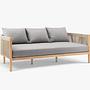 Majorelle Outdoor Sofa 3-Sitzer Polyester Sand 2