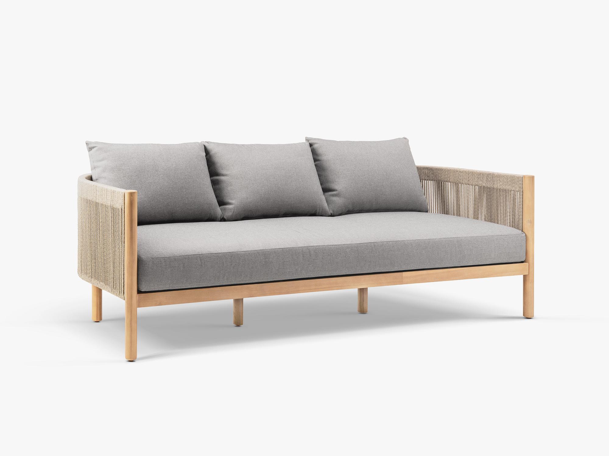 Majorelle Outdoor Sofa 3-Sitzer Polyester Sand 2