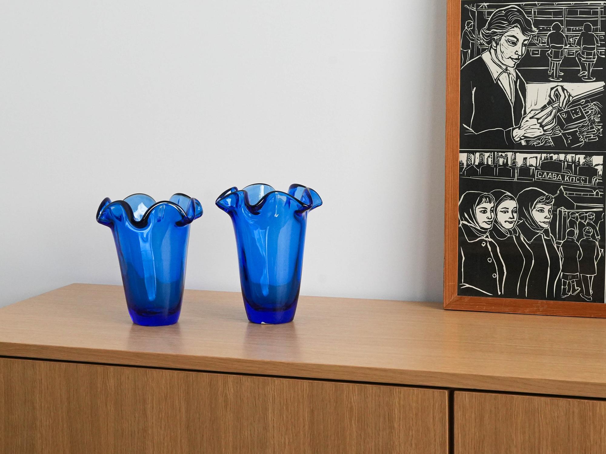 Vase Cobalt blue 1