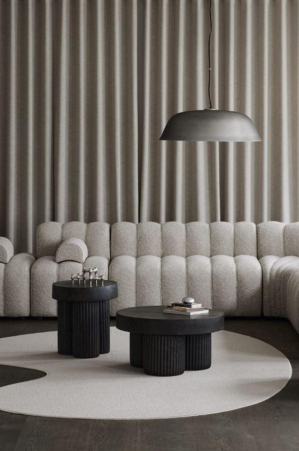 Cloche Three Pendelleuchte Aluminium Ø82cm 1