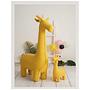 Kinderbild mit Rahmen Giraffe Mehrfarbig 0