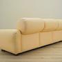 Sofa Leder Creme 1960er Jahre 4