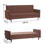 Hiko Sofa bed 3-seater Brown 7