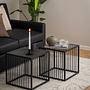 Beistelltisch Mephisto Marmor Schwarz 3