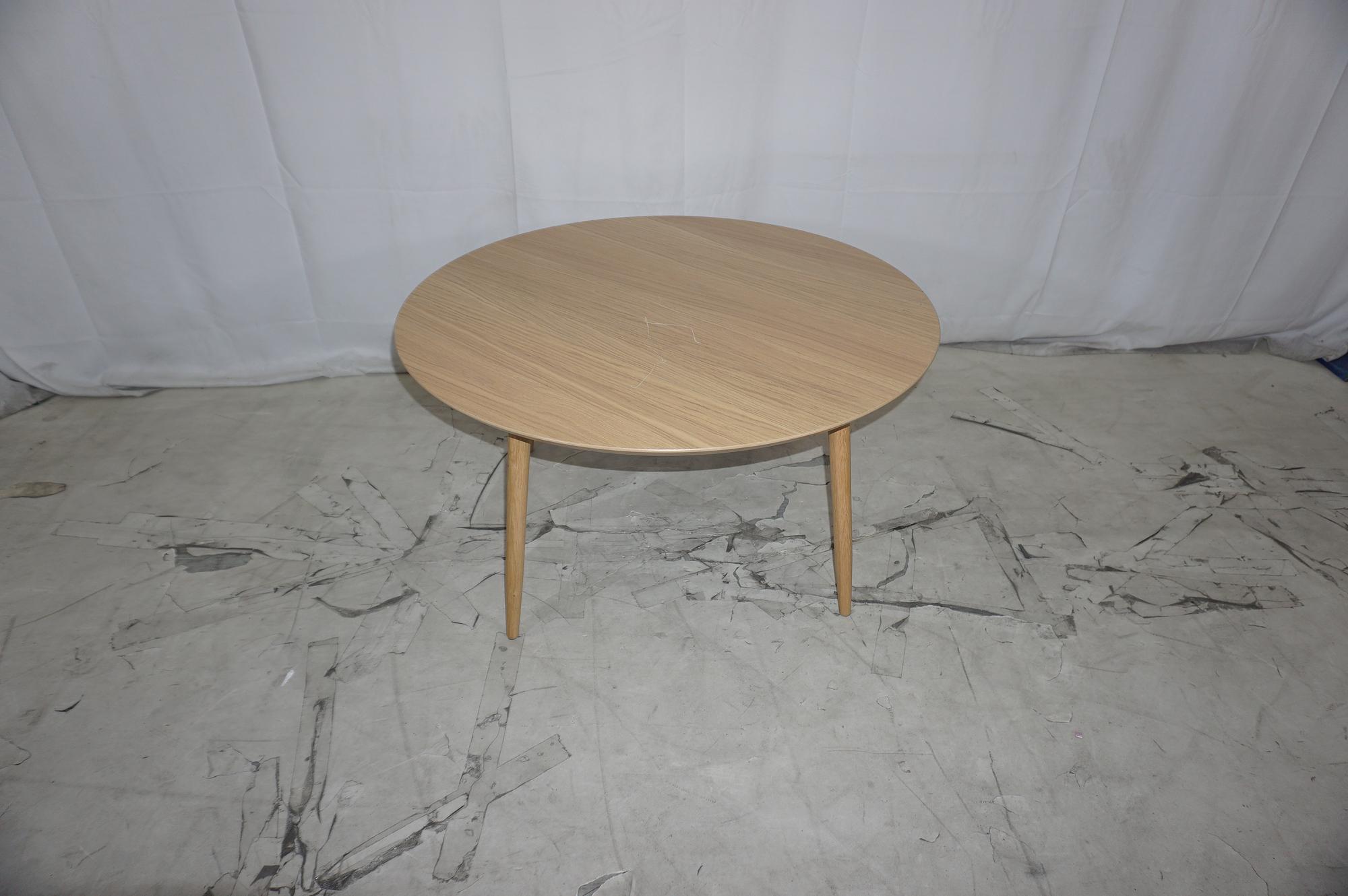 Hubert Couchtisch Holz Oak  Ø 90cm  2