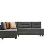 Manama Corner Sofa Bed Left - Anthracite 6