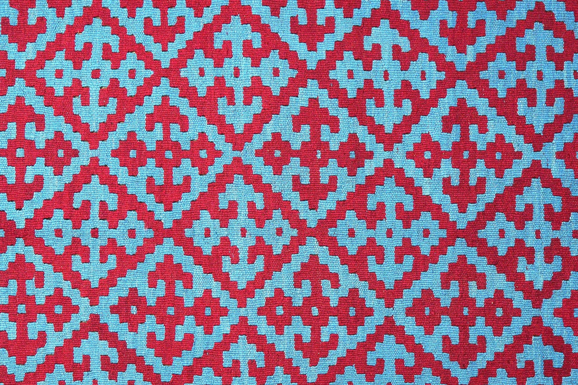 Kilim Gashgai Teppich Blau 2