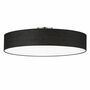 Ceiling light hotel web fabric / metal 5-flame Black 0