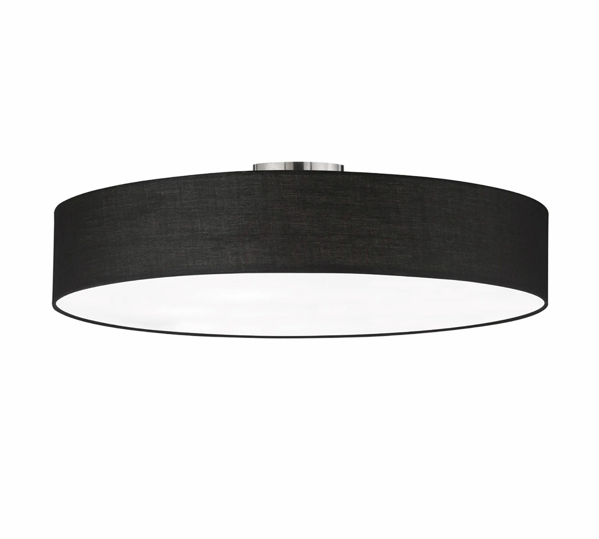Ceiling light hotel web fabric / metal 5-flame Black 0