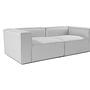 Fora 2-Seater Sofa Light Grey 2