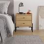 Malta Nightstand Oak Brown Look 2