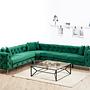 As corner sofa Left Green 1