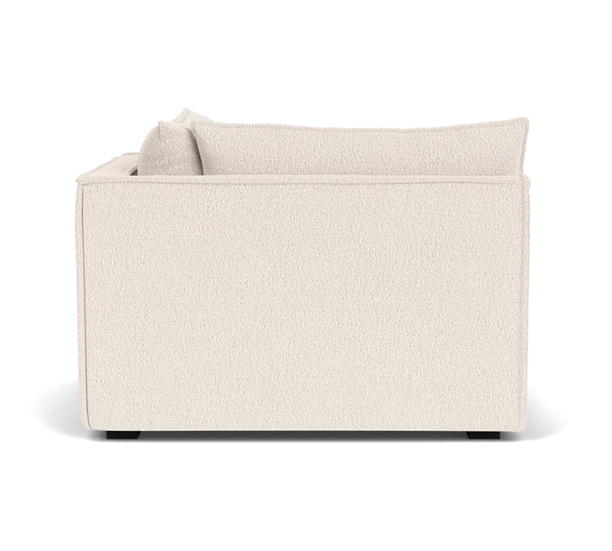 Daphne 1-Sitzer Eckmodul Links Maya Cream 5