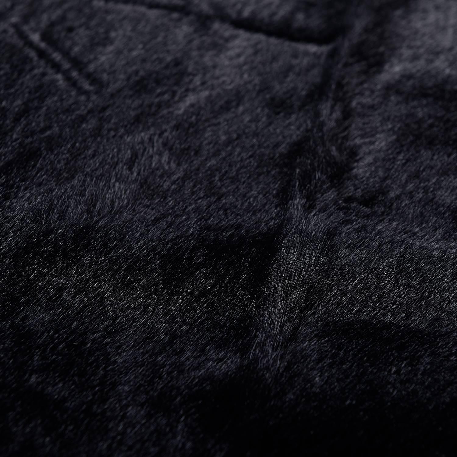 Kunstfell Giorgia Polyester Schwarz 60 x 80 cm 3