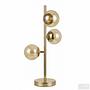Table lamp Ilumo 3-light colored glass gold 4