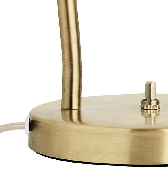Grasshopper Tischleuchte Metall Gold Grau 2