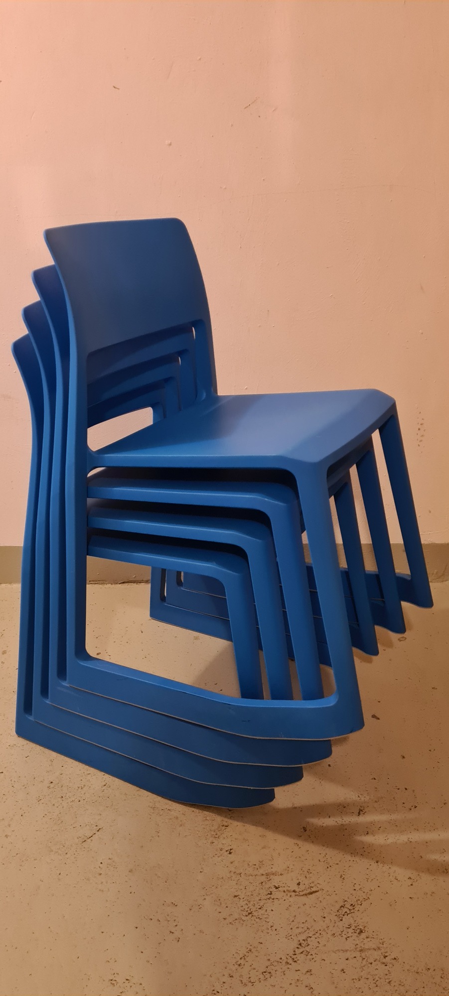 Tip Ton Stuhl Kunststoff Blau 3