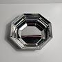 Vintage Silver-plated Bowl Octagon Metal 1980s 0