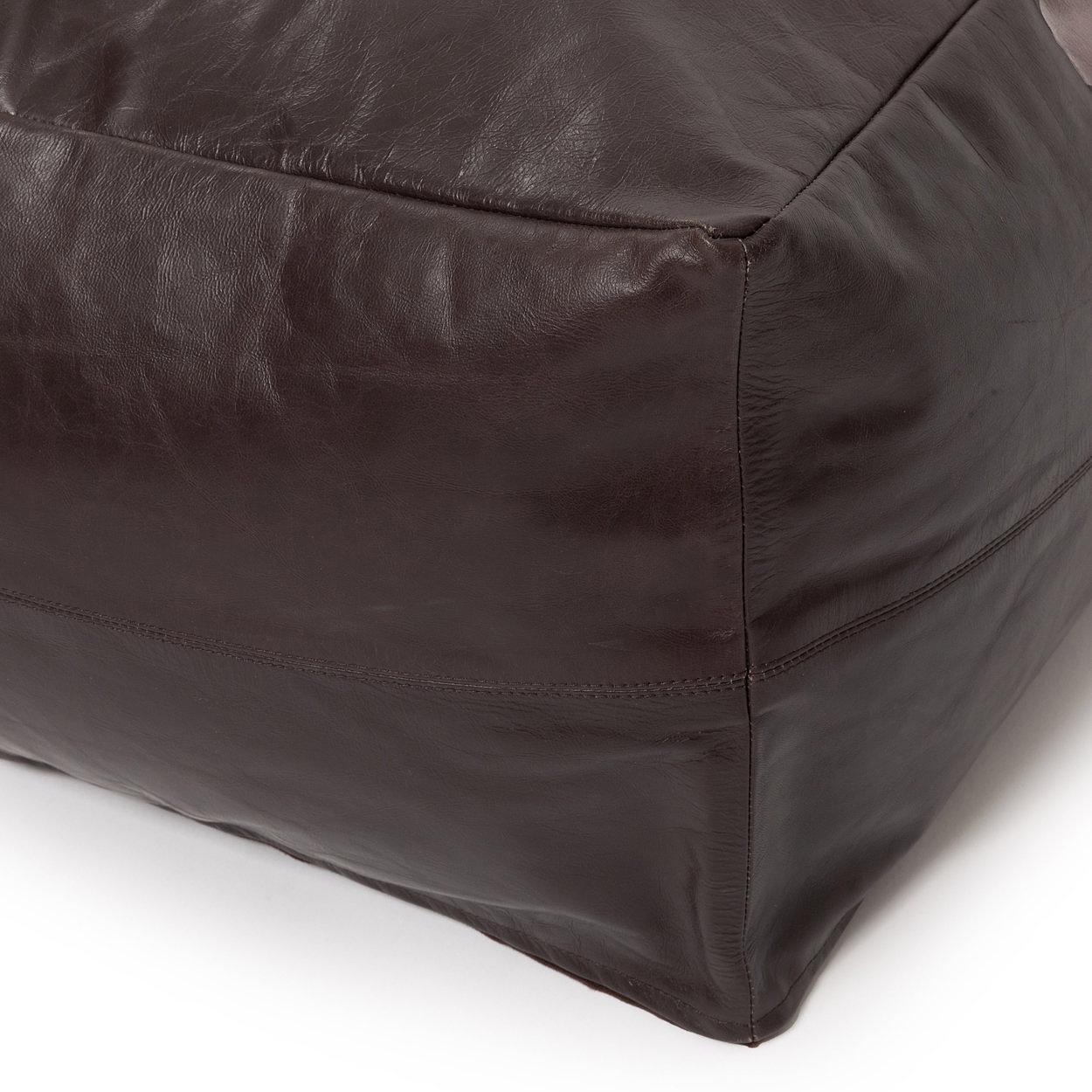 Stool Leather Brown 1