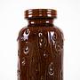 Ceramic Vase Brown 1960s 4