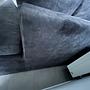Ecksofa Samt Grau 3