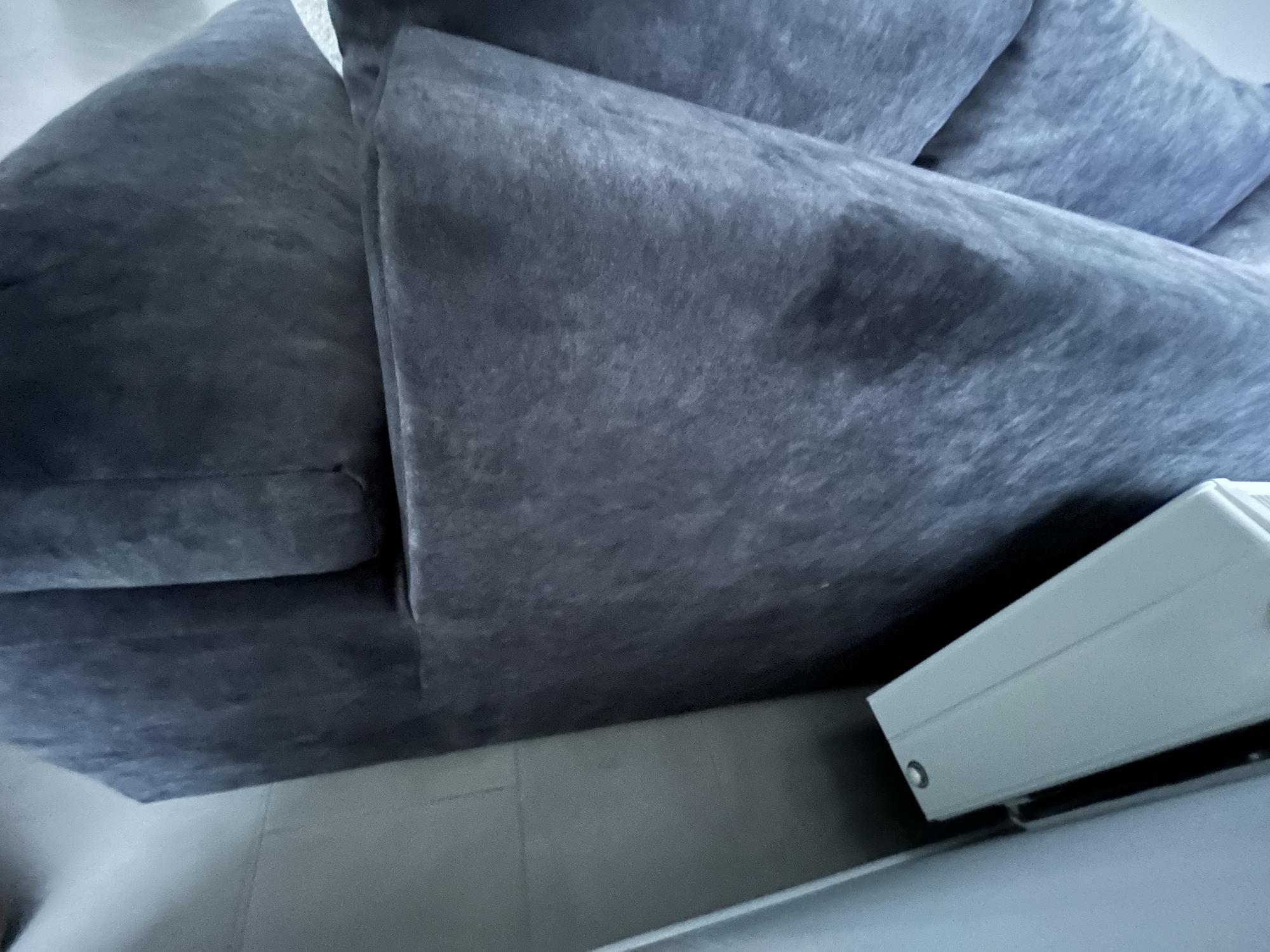 Ecksofa Samt Grau 3