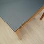 Vintage Desk Ash Wood Brown 1970s 13