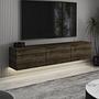 Neon TV Stand Walnut 2