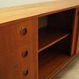 Vintage Sideboard Teak Wood Brown 1970s 14