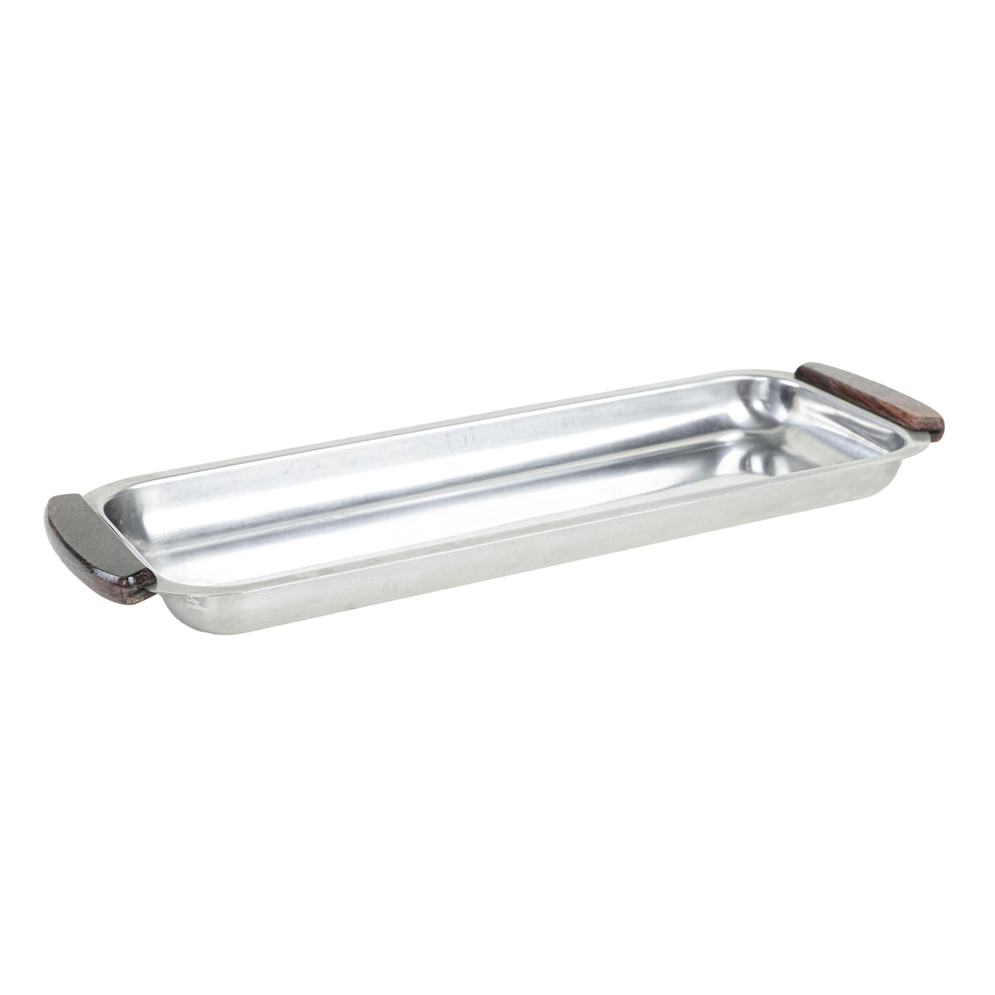 Stainless steel tray 1970s 0