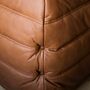 Togo Ecksofa Glattleder Folk Brown 6