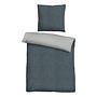 Jersey Bettwäsche Uni Baumwolle 155 x 220 + Kissen 1