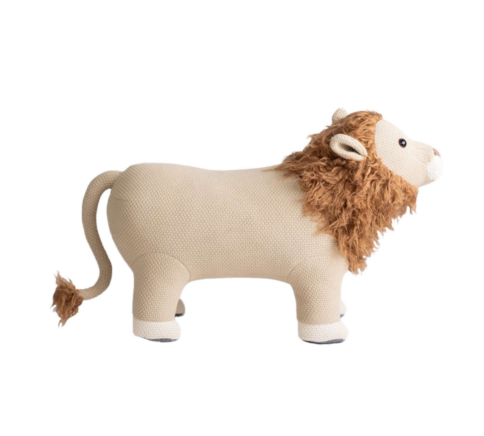 Lion Maxi plush toy Cotton Wood Brown 3