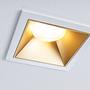 3x Recessed spotlight Cole Coin Square Gold 2
