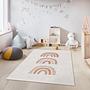 Tappeto per bambini arcobaleno multicolore 100x200cm 1