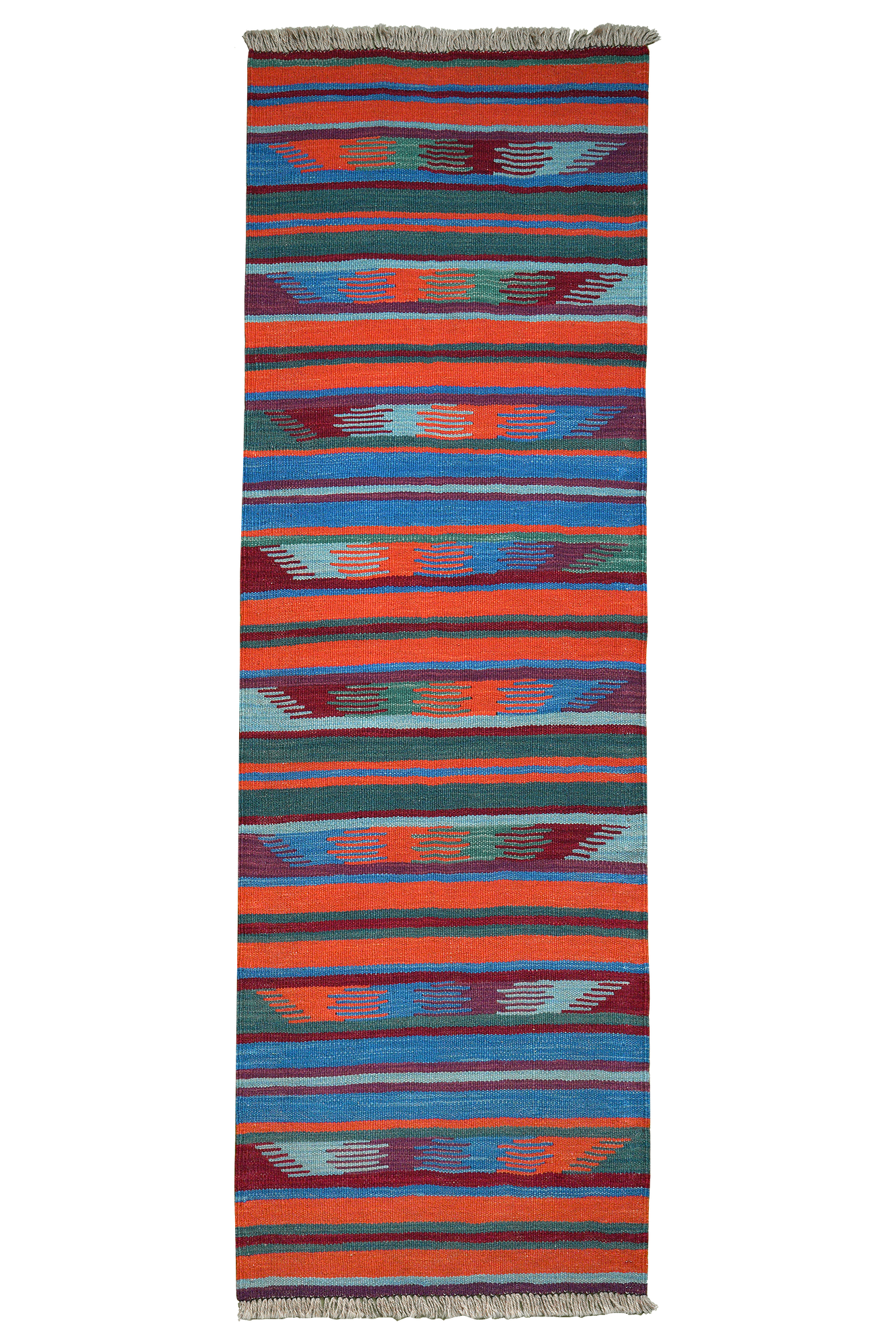 Kilim Gashgai Teppich Mehrfarbig 0