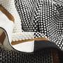 Plaid Part Baumwolle Schwarz Weiß 130 x 170 cm 2