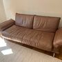 Denver Sofa 2-Sitzer Leder Braun 1