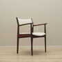 Vintage armchair Teak wood Textile Cream 1960s 7