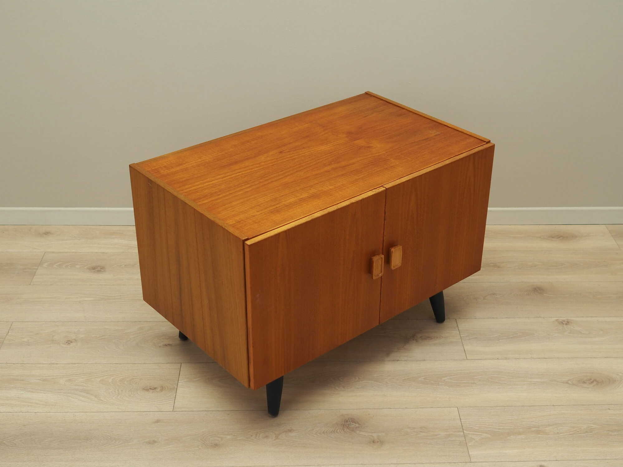 Vintage Schrank Teakholz Braun 1960er Jahre 5