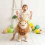 Lion Maxi plush toy Cotton Wood Brown 4